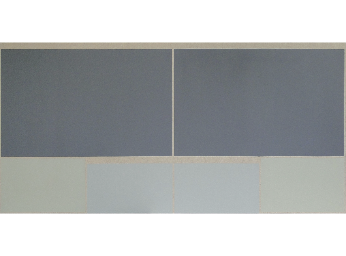 8118 - Jane Cainelli, acrílica e óleo sobre linho - forro algodão, 120 x 60 cm, ass. dt. 2019