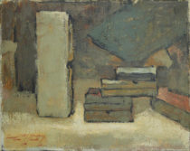 7332 - Joel Amaral, óleo sobre tela colada em sobre madeira, 40 x 50 cm, ass. s.dt.