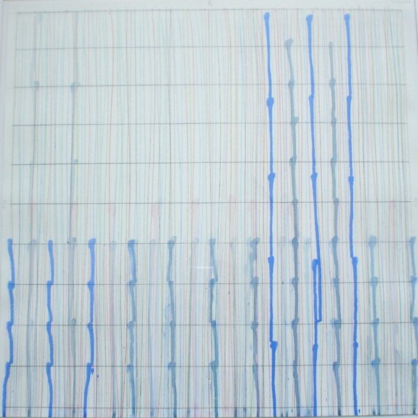 2596 - Gisela Waetge, Grafite e acrílica s-papel 48 x 48 cm, ass. dt. 2005