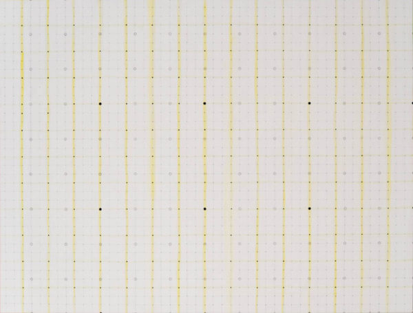 4891 - Gisela Waetge, série ''base 12 - base 9'', pintura e desenho sobre tela, tinta acrílica, grafite e nanquim 108 x 144 cm, ass. dt. 2012