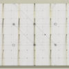 4884 - Gisela Waetge, série ''base 12 - base 9'', acrílica, grafite e nanquim sobre tela, 36 x 144 cm, ass. dt. 2012