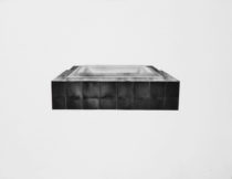 5481 - Marcos Fioravante, pastel seco, carvão sobre papel C.A. Grain 50 x 65 cm, ass. dt. 2014