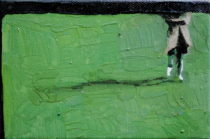 6174 - Raquel Magalhães, óleo sobre tela, 10 x 15 cm, ass. dt. 2016