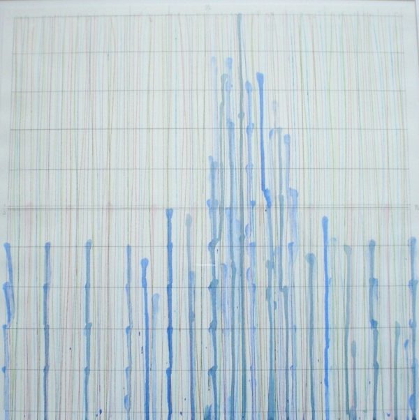 2597 - Gisela Waetge, Grafite e acrílica sobre papel, 48 x 48 cm, ass. dt. 2005