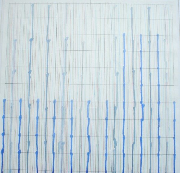 2599 - Gisela Waetge, Grafite e acrílica sobre papel, 48 x 48 cm, ass. dt. 2005
