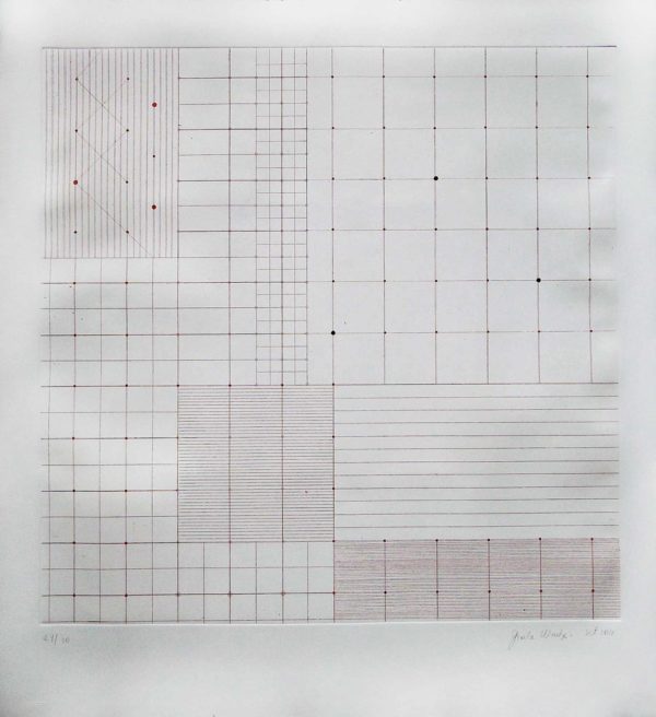 4806 - Gisela Waetge, gravura em metal, edição de 30, 74 x 70 cm, ass. dt. 2011