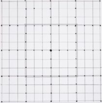 5167 - Gisela Waetge, Desenho 50, grafite, nanquim sobre papel canson, 12 x 12 cm, ass. dt. 2012