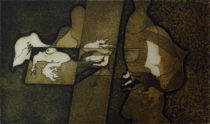 8123 - Maria Tomaselli, litogravura, PA, 12,5 x 21 cm, ass. dt.74