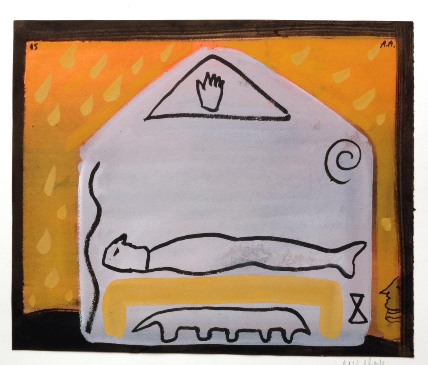 4791 - Ana Alegria, guache sobre papel 25 x 35 cm, ass. dt. 05