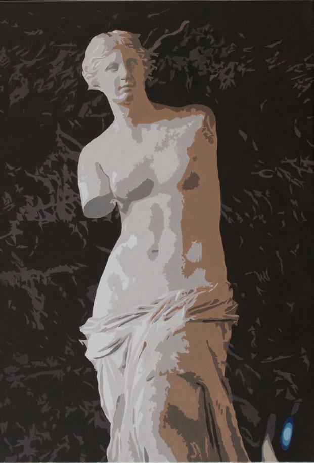 8150 - Ivan Pinheiro Machado, Venus de Milo, óleo sobre tela, 90 x 60 cm. 2020