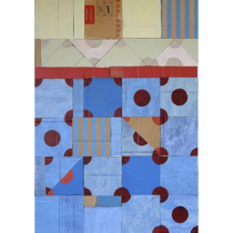 8312 - Alfredo Nicolaiewsky, acrílica sobre sucata de papel montado em alumínio, 102 x 73 cm, ass. dt. 2022