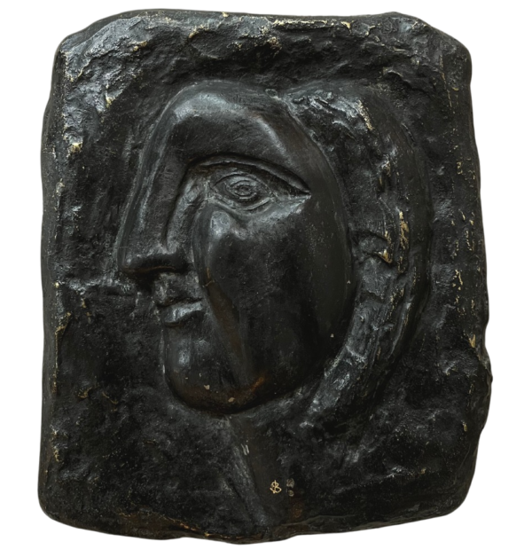 8371 - Bez Batti, bronze, edição de 8, 37 x 31 x 3 cm, ass. s.dt.