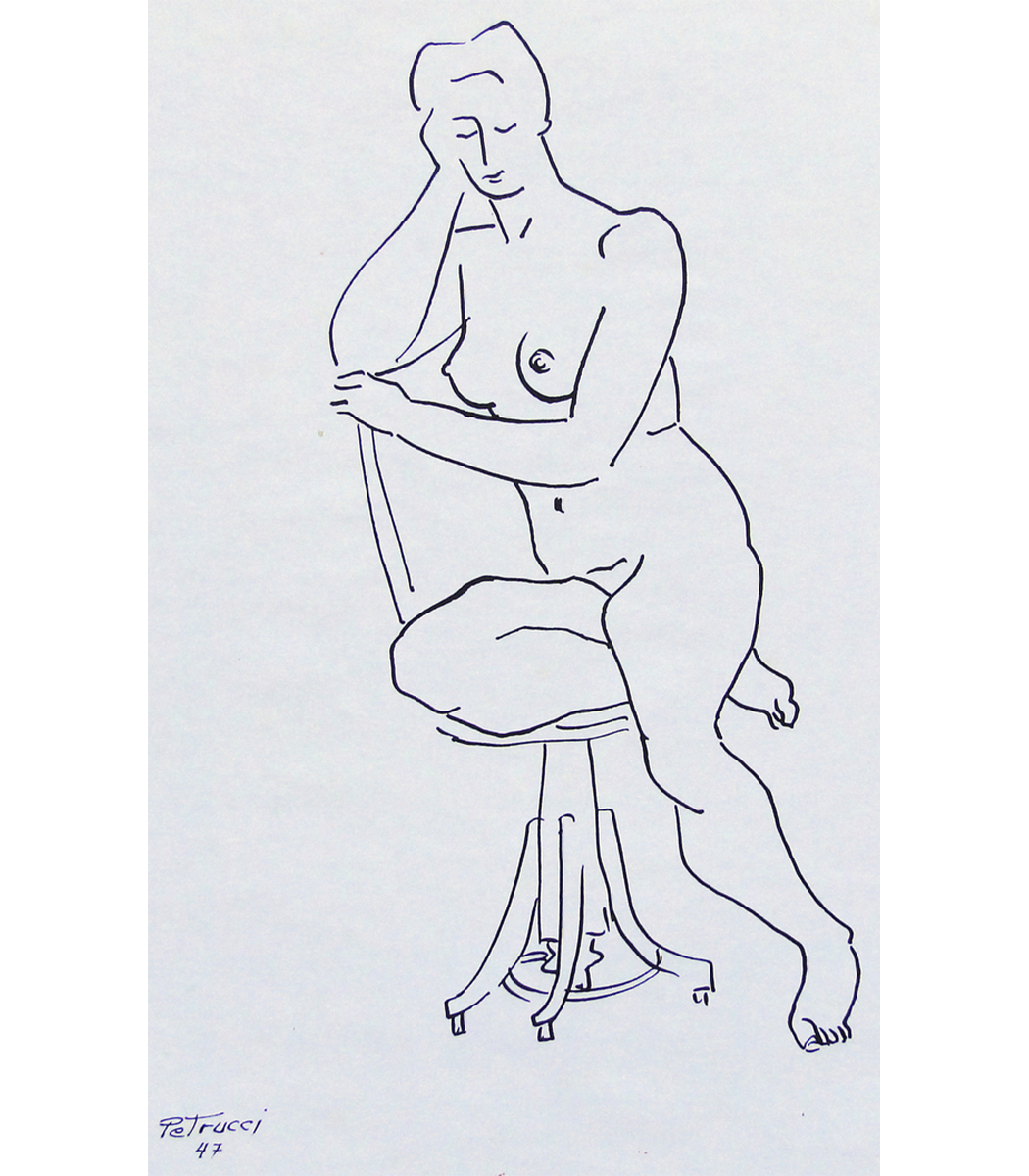 8380 - Carlos Alberto Petrucci, nanquim, 22 x 12 cm, ass. dt. 47