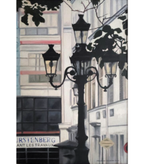 8401 - Ivan Pinheiro Machado, ''Placê de Furstenberg'' óleo sobre tela, 60 x 40 cm, ass. dt. 2010