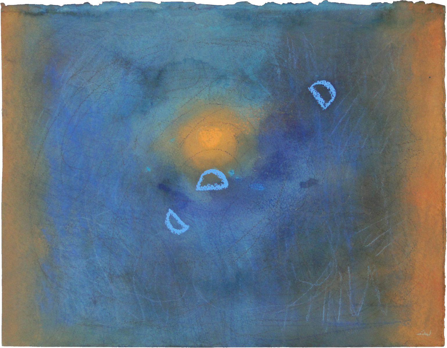 6422 - Carlos Wladimirsky, pastel sobre papel, 37,5 x 29 cm, ass. dt. 2017