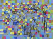 6424 - Carlos Wladimirsky, pastel sobre papel, 78 x 107 cm, ass. dt. 2016