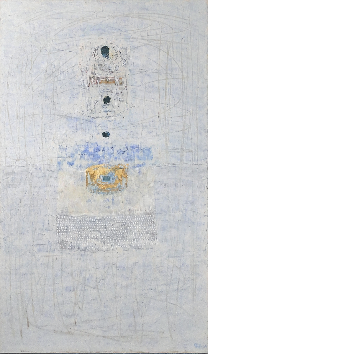 8783 - Carlos Wladmirsky, óleo e pastel oleoso sobre tela, 100 x 60 cm, ass. dt. 1999