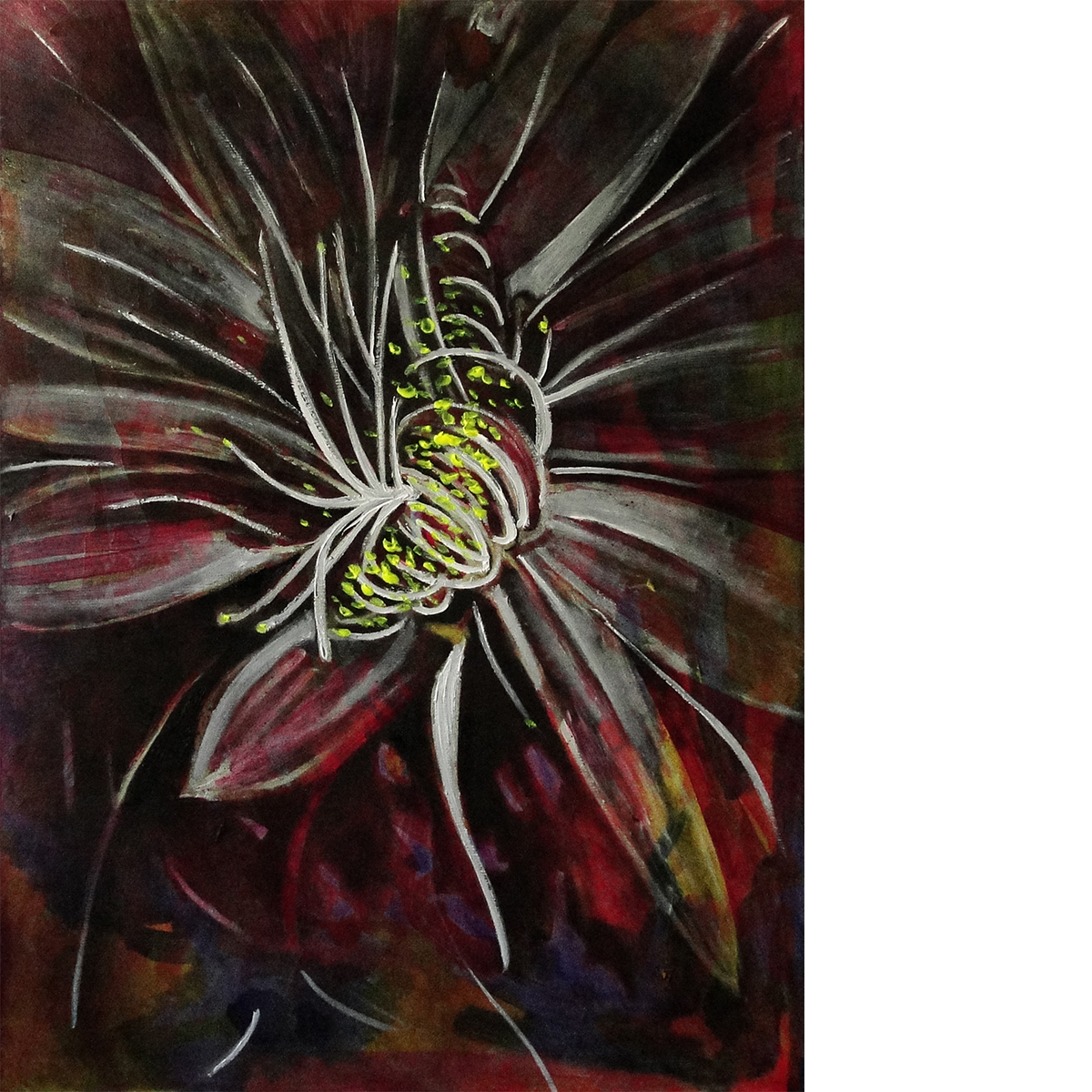 005 - Maria Tomaselli, ''Ela Floresce'', acrílica e óleo sobre tela, 60 x 80 cm, ass. dt. 2024