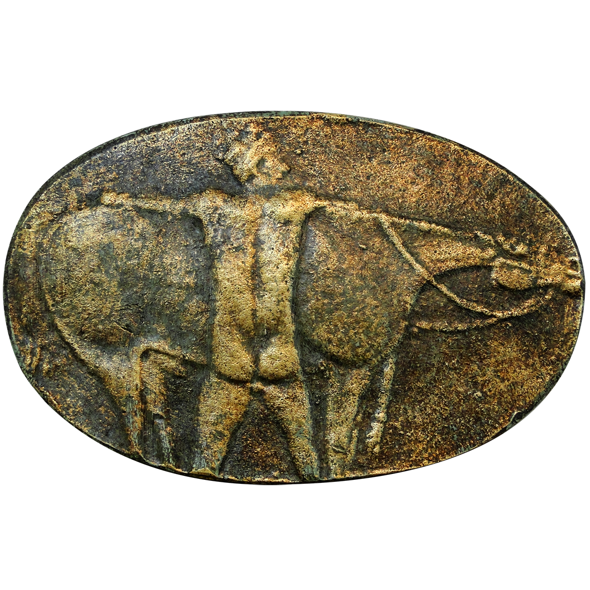 8796 - Vasco Prado, bronze, 7 x 11,5 cm, ass. s.dt.