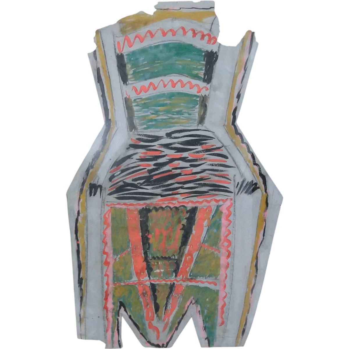 9389 - Karin Lambrecht, acrílica sobre papel, 112 x 70 cm, ass. dt. 83-84