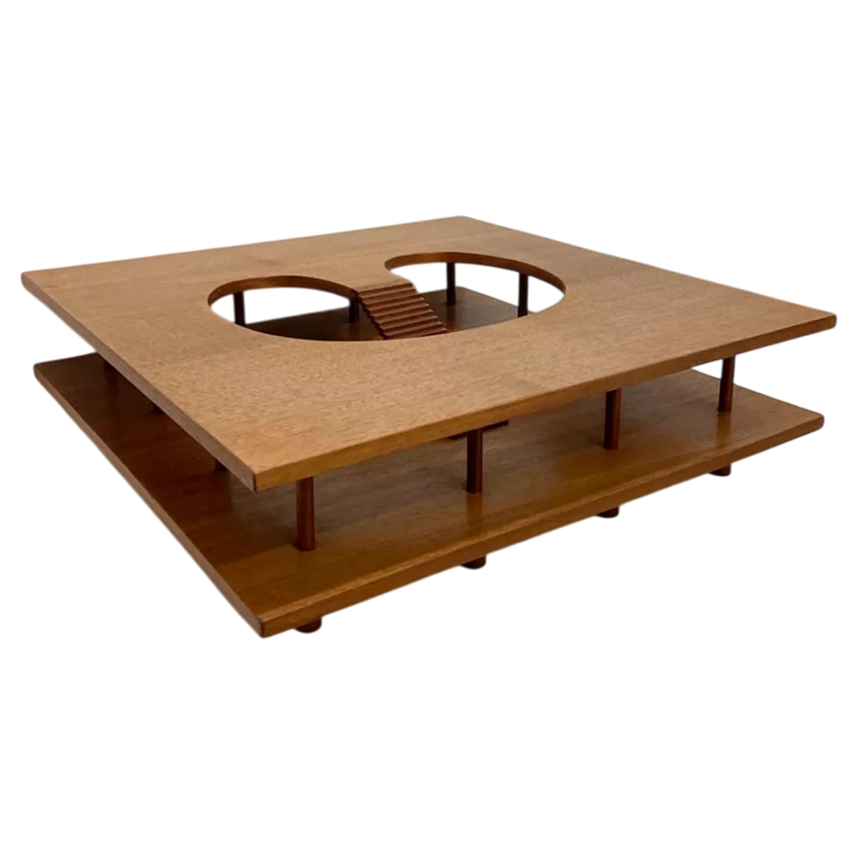 9395 - Mauro Fuke, madeira, 45 x 45 x 13 cm, ass. dt. 1999