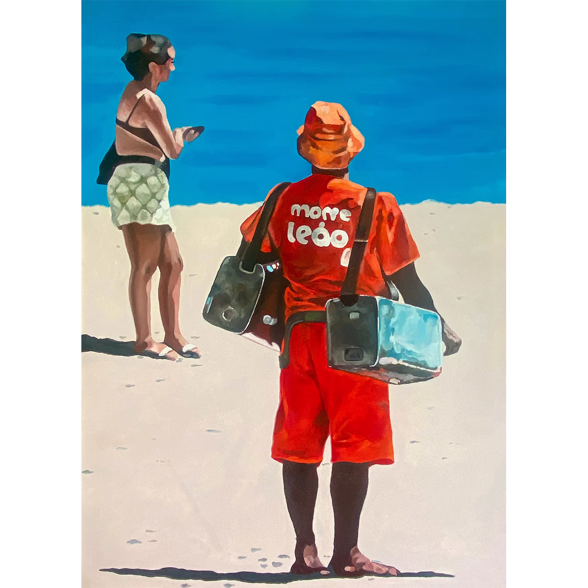 9417 - Ivan Pinheiro Machado, Opus XVI, óleo sobre tela, 75 x 55 cm, ass. dt. 2025